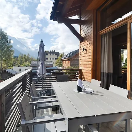 Chalet Chalet Moderne Vue Mont Blanc A