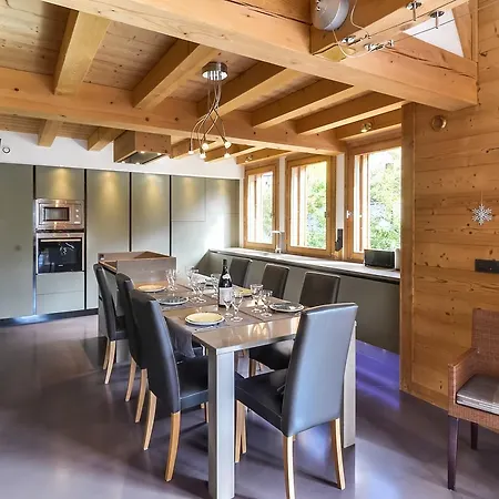 Chalet Chalet Moderne Vue Mont Blanc A